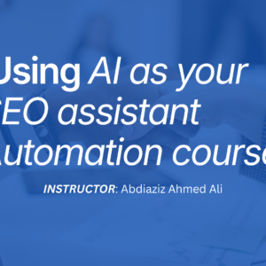 AI SEO Automation course